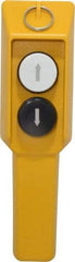 ACI - 2 Operator, Booted Head Pendant Control Station - Momentary Switch, NO/NC Contact - Caliber Tooling