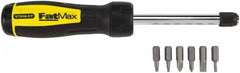 Stanley - Mini-Ratchet Bit Screwdriver Kit - Phillips, Slotted, Square - Caliber Tooling