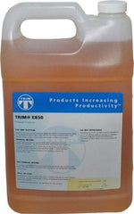 Master Fluid Solutions - Trim E850, 1 Gal Bottle Cutting & Grinding Fluid - Water Soluble, For Cutting, Grinding - Caliber Tooling