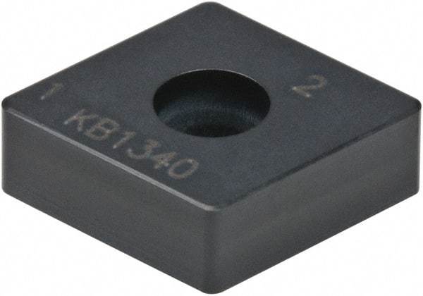 Kennametal - CNMA433 S0820 Grade KB1340 PCBN Turning Insert - Uncoated, 80° Diamond, 1/2" Inscr Circle, 3/16" Thick, 3/64" Corner Radius - Caliber Tooling