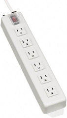 Tripp-Lite - 6 Outlets, 120 VAC15 Amps, 15' Cord, Power Outlet Strip - Keyhole, Tab Mount, 5-15 NEMA Configuration, 13-3/4" Strip - Caliber Tooling