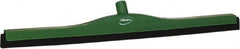 Vikan - 28" Foam Rubber Blade Bench Squeegee - Double Edge, Green, Plastic Holder - Caliber Tooling