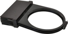 Made in USA - 4" Wide, 2 Magnification Task & Machine Light Shade Mount Magnifier - Black, For Use with Task Light - Caliber Tooling