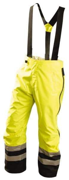 OccuNomix - Size XL, Black & Yellow, Rain Pants - 3 Pockets - Caliber Tooling