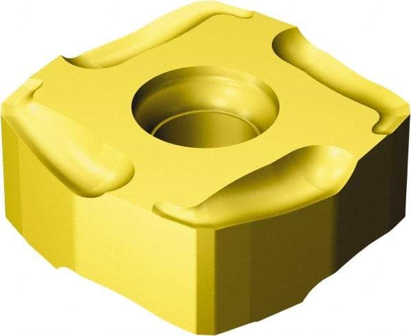 Sandvik Coromant - R3651505 KL Grade K20W Carbide Milling Insert - TiCN/Al2O3/TiN Finish, 5.56mm Thick, 15mm Inscribed Circle, 0.3mm Corner Radius - Caliber Tooling