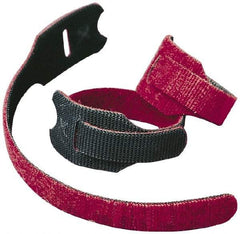 VELCRO Brand - 1200 Piece 3/4" Wide x 6" Piece Length, Self Fastening Tie/Strap Hook & Loop Strap - Perforated/Pieces Roll, Black - Caliber Tooling