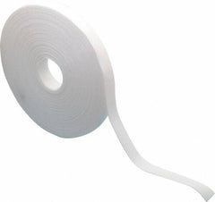 VELCRO Brand - 5/8" Wide x 25 Yd Long Self Fastening Tie/Strap Hook & Loop Roll - Continuous Roll, White, Printable Surface - Caliber Tooling