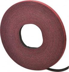 VELCRO Brand - 1/2" Wide x 25 Yd Long Self Fastening Tie/Strap Hook & Loop Roll - Continuous Roll, Cranberry, Fire Retardant, Printable Surface - Caliber Tooling