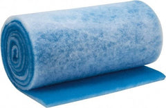 Made in USA - 15' Long x 25" Wide x 1" Thick Polyester Media Air Filter Media Roll - MERV 7, 86% Arrestance Efficiency, 500 FPM Max Air Flow, 0.14" wpg Init Resist, 1" wpg Final Resist, Use with Any Unit - Caliber Tooling