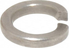 Value Collection - M5, 5.1mm ID, 1.6mm Thick High Collar Split Lock Washer - 18-8 Austenitic Grade A2 Stainless Steel, Uncoated, 5.1mm Min ID, 5.4mm Max ID, 8.8mm Max OD - Caliber Tooling