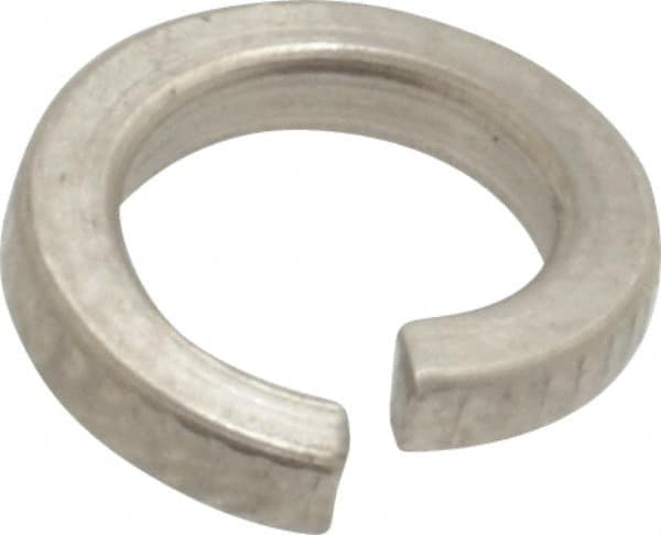 Value Collection - M6, 6.1mm ID, 1.6mm Thick High Collar Split Lock Washer - 18-8 Austenitic Grade A2 Stainless Steel, Uncoated, 6.1mm Min ID, 6.5mm Max ID, 9.9mm Max OD - Caliber Tooling