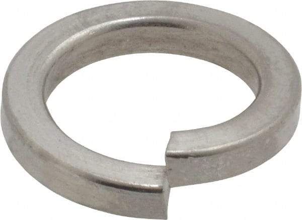 Value Collection - M14, 14.2mm ID, 3mm Thick High Collar Split Lock Washer - 18-8 Austenitic Grade A2 Stainless Steel, Uncoated, 14.2mm Min ID, 14.7mm Max ID, 21.1mm Max OD - Caliber Tooling