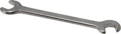 Blackhawk by Proto - 5/16" x 9/32" Standard Ignition Open End Wrench - 3-1/2" OAL, Double End, Satin Finish, 15° & 60° Head Angle - Caliber Tooling