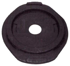 PRO-SAFE - Rubber Standard Channelizer Base - 25 Lb, Black - Caliber Tooling