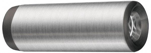 Jergens - 3/4" Diam x 1-1/2" Pin Length Alloy Steel Pull Out Dowel Pin - C 47-58 & C 60-64 (Surface) Hardness, 1 Beveled & 1 Threaded End - Caliber Tooling