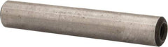 Jergens - 3/8" Diam x 2-1/4" Pin Length Alloy Steel Pull Out Dowel Pin - C 47-58 & C 60-64 (Surface) Hardness, 1 Beveled & 1 Threaded End - Caliber Tooling