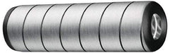 Jergens - 3/8" Diam x 1-1/2" Pin Length Alloy Steel Grooved Dowel Pin - C 47-58 & C 60-64 (Surface) Hardness, 1 Beveled & 1 Threaded End - Caliber Tooling