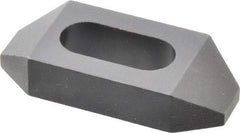 Gibraltar - 1/2" Stud, Steel, Plain Strap Clamp - 11/16" Travel, 2-1/2" OAL x 1-1/8" Wide x 1/2" High, Black Oxide Finish, Tapered Nose - Caliber Tooling