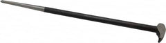 Value Collection - 20" OAL Rolling Head Pry Bar - 5/8" Wide, Chrome Vanadium - Caliber Tooling