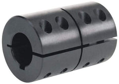 Climax Metal Products - 2" Bore, Steel, One Piece Clamping Shaft Collar - 3-1/4" Outside Diam, 4-7/8" Wide - Caliber Tooling