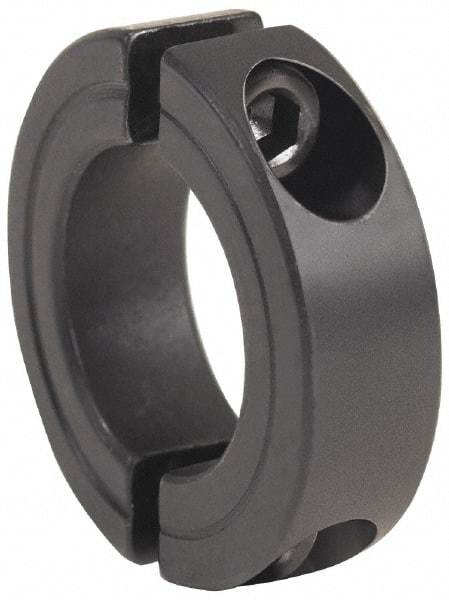 Climax Metal Products - 3-1/8" Bore, Steel, Two Piece Clamping Shaft Collar - 4-1/2" Outside Diam, 7/8" Wide - Caliber Tooling