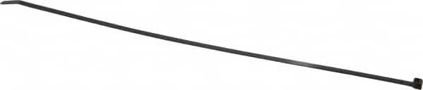 Thomas & Betts - 14.1" Long Black Nylon Standard Cable Tie - 50 Lb Tensile Strength, 1.35mm Thick, 1-1/4" Max Bundle Diam - Caliber Tooling