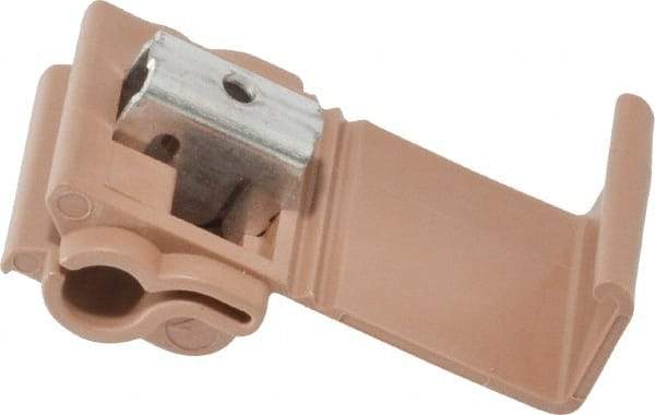 3M - 12 to 10 AWG, Brown, IDC, Run & Tap Quick Splice Connector - 2 Wires - Caliber Tooling