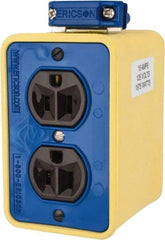 Conductix - Plastic Rectangle Outlet Box - 4-1/2" Overall Height x 2-1/2" Overall Width - Caliber Tooling