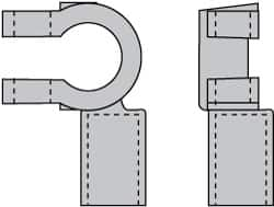 Noco - Automotive Battery 4/0 Left Elbow Terminal - Positive Polarity - Caliber Tooling