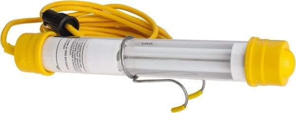 Made in USA - 12 Volt, 13 Watt, Yellow Fluorescent Work Lights - 1 Amps, 18/2 Wire Gage, PL/13 Special Lamp - Caliber Tooling