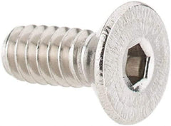 Value Collection - #6-32 UNC Hex Socket Drive, 82° Flat Screw - Grade 316 Stainless Steel, 3/8" OAL - Caliber Tooling