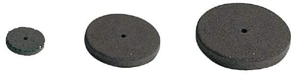 Made in USA - 5/8" Diam x 1/16" Hole x 1/4" Thick, 80 Grit Surface Grinding Wheel - Aluminum Oxide/Silicon Carbide Blend, Medium Grade, 24,000 Max RPM, No Recess - Caliber Tooling