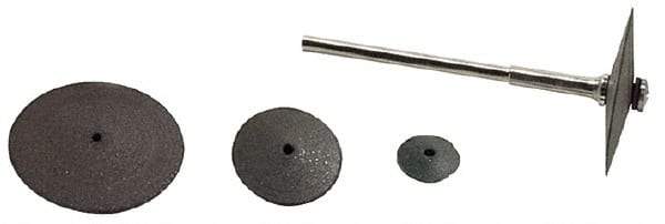 Made in USA - 5/8" Diam x 1/16" Hole x 3/32" Thick, Surface Grinding Wheel - Medium Grade, 20,000 Max RPM - Caliber Tooling