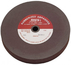 Made in USA - 6" Diam x 1/2" Hole x 1/8" Thick, 120 Grit Surface Grinding Wheel - Aluminum Oxide/Silicon Carbide Blend, Fine Grade, 3,500 Max RPM - Caliber Tooling