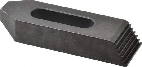 Gibraltar - M12mm Stud, Steel, Plain Strap Clamp - 33mm Travel, 102mm OAL x 32mm Wide x 16mm High, Black Oxide Finish, Tapered Nose - Caliber Tooling