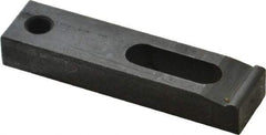 Gibraltar - 1/4" Stud, Medium Carbon Steel, Strap Clamp - 1/2" Travel, 2-1/2" OAL x 5/8" Wide x 3/8" High, Black Oxide Finish, Radius Nose - Caliber Tooling