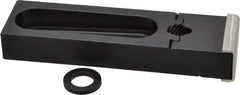 Gibraltar - 5-3/16" OAL x 1-1/2" Overall Width, Standard Grip Nose, Steel Manual Edge Clamp - Black Oxide Coating, 3/4" High, 1/2" Socket Cap Screw Slot, 2-1/2" Travel - Caliber Tooling