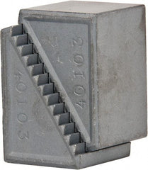 Gibraltar - 2 Piece, 29 to 64mm Height Adjustment, Steel Step Block - 1/16" Step Depth, 1/8" Step Elevation, 25mm Width, 1-39/64" Base Depth, 1-1/16" Height - Caliber Tooling