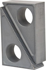 Gibraltar - 2 Piece, 89 to 229mm Height Adjustment, Steel Step Block - 1/16" Step Depth, 1/8" Step Elevation, 38mm Width, 5-21/64" Base Depth, 3-7/16" Height - Caliber Tooling