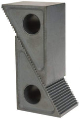 Gibraltar - 2 Piece, 64 to 152mm Height Adjustment, Steel Step Block - 1/16" Step Depth, 1/8" Step Elevation, 51mm Width, 3-3/4" Base Depth, 2-15/32" Height - Caliber Tooling