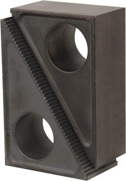 Gibraltar - 2 Piece, 89 to 229mm Height Adjustment, Steel Step Block - 1/16" Step Depth, 1/8" Step Elevation, 51mm Width, 5-21/64" Base Depth, 3-7/16" Height - Caliber Tooling