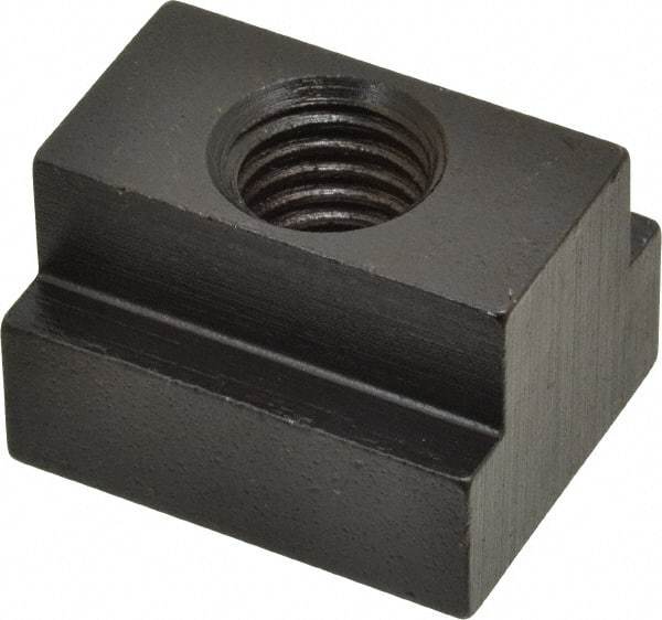 Gibraltar - 5/8-11 Blind Tapped T Slot Nut - 13/16" Slot Width, 1-1/4 x 9/16" Base Width x Height, 1-1/2 x 1" OAL x Height - Caliber Tooling