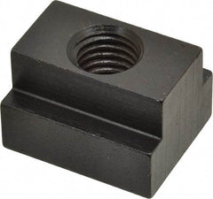 Gibraltar - 5/8-11 Blind Tapped T Slot Nut - 13/16" Slot Width, 1-1/4 x 9/16" Base Width x Height, 1-1/2 x 1" OAL x Height - Caliber Tooling