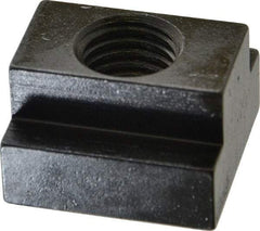 Gibraltar - 3/4-10 Tapped Through T Slot Nut - 7/8" Slot Width, 1-1/2 x 9/16" Base Width x Height, 1-1/2 x 1" OAL x Height - Caliber Tooling