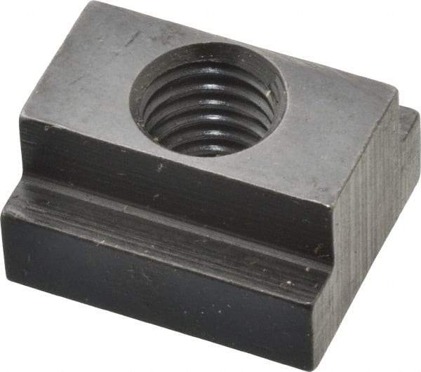 Gibraltar - M10x1.50 Tapped Through T Slot Nut - 1/2" Slot Width, 19 x 7mm Base Width x Height, 22 x 13mm OAL x Height - Caliber Tooling