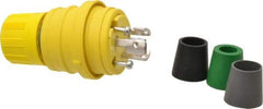 Value Collection - 125 Volt, 15 Amp, L5-15 Configuration, Industrial Grade, Ungrounded Plug - 2 Poles, IP67 - Caliber Tooling