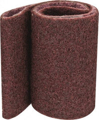 3M - 4" Wide x 24" OAL, Aluminum Oxide Abrasive Belt - Aluminum Oxide, Medium, Nonwoven, Series SC-BS - Caliber Tooling