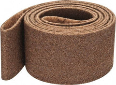 3M - 4" Wide x 132" OAL, Aluminum Oxide Abrasive Belt - Aluminum Oxide, Coarse, Nonwoven, Series SC-BS - Caliber Tooling