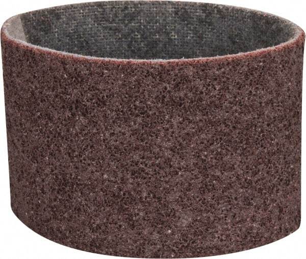 3M - 3-1/2" Wide x 15-1/2" OAL, Aluminum Oxide Abrasive Belt - Aluminum Oxide, Medium, Nonwoven, Series SE-BS - Caliber Tooling