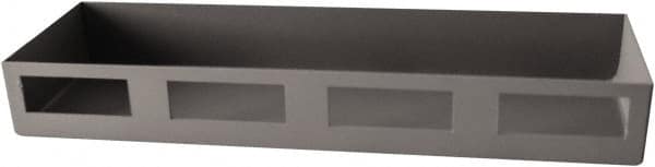 Durham - Gray, Steel, Cabinet Shelf - 12" Wide x 4" Deep x 1-1/2" High Body - Caliber Tooling